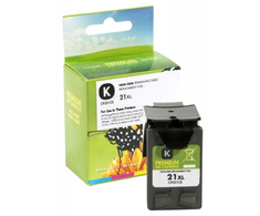 Static Control Analog Hewlett-Packard 21XL (C9351CE) Ink Cartridge, Juodas