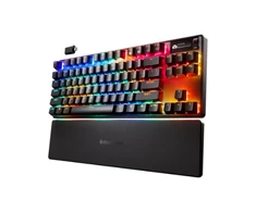 SteelSeries | Klaviatūra žaidimams | Apex Pro TKL Gen 3 | US išdėstymas | Bluetooth | Juodas | 2.4 GHz / Bluetooth/ su laidu | OmniPoint 3.0 Adjustable HyperMagnetic Switches | Belaidė jungtis