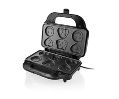 Sumuštinių keptuvė ETA Sorento ETA515190000 | 900 W | 6 kepimo formos | Nerūdijantis plienas | Juodos spalvos