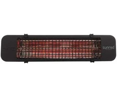 SUNRED® Dark Vintage pakabinamas infraraudonųjų spindulių terasos šildytuvas RD-DARK-VIN25H, 2500 W, Pilkas