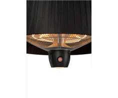 SUNRED | Šildytuvas | ARTIX C-HB, kompaktiškas šviesus pakabinamas | Infraraudonųjų spindulių | 1500 W | Juodas | IP24