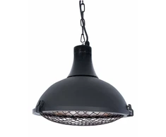 SUNRED | Šildytuvas | IND-2100H, Indus II Bright Kabantis | Infraraudonųjų spindulių | 2100 W | Juodas | IP44