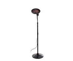 SUNRED pastatomas šildytuvas Elekra Quartz SMQ2000A, 2000 W, Juodas