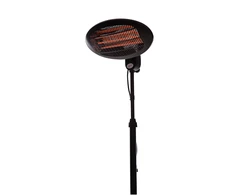SUNRED pastatomas šildytuvas Elekra Quartz SMQ2000A, 2000 W, Juodas