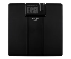 Virtuvinės svarstyklės Adler | Vonios svarstyklės su Projektorius | AD 8182 | Didžiausias svoris (keliamoji galia) 180 kg | Tikslumas 100 g | Juodas
