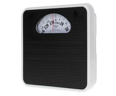 Virtuvinės svarstyklės Adler mechaninės vonios svarstyklės AD 8179 Maksimalus svoris (talpa) 136 kg, Tikslumas 1000 g, Juodas/Baltas