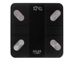 Virtuvinės svarstyklės Adler | Smart Bathroom Scale | AD 8186b | Maximum weight (capacity) 180 kg | Accuracy 100 g | Body Mass Index (BMI) measuring |