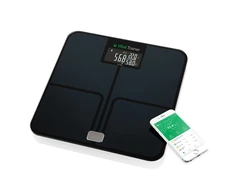 ETA | Išmanios asmeninės svarstyklės | „Vital Trainer“ ETA778090000 | Kūno analizatorius | Didžiausias svoris (keliamoji galia) 180 kg | Tikslumas 100 g | Kūno masės indekso (KMI) matavimas | Juodas