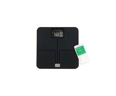 ETA | Išmanios asmeninės svarstyklės | „Vital Trainer“ ETA778090000 | Kūno analizatorius | Didžiausias svoris (keliamoji galia) 180 kg | Tikslumas 100 g | Kūno masės indekso (KMI) matavimas | Juodas