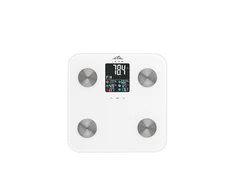 ETA asmeninės svarstyklės | ETA378190000 Lena | Maksimalus svoris (keliamoji galia) 180 kg | Tikslumas 100 g | Kūno masės indekso (KMI) matavimas | Baltas