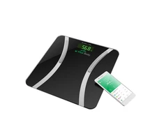 Svarstyklės ETA | Vital Body Asmeninė skalė | ETA678090000 | Kūno analizatorius | Didžiausias svoris (keliamoji galia) 180 kg | Tikslumas 100 g | Kūno masės indekso (KMI) matavimas | Juodas