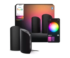 Šviestuvas Philips Hue Play Wall Washer, juodos spalvos, 2 vnt.