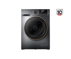TCL Skalbimo mašina with dryer | CP1012SA0 | Energy efficiency class A/E | Front loading | Skalbimo talpa 10 kg | 1200 RPM | Gylis 63 cm | Plotis 60 cm | Ekranas | LED | Drying system | Drying capacity 6kg | Steam function