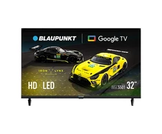 Televizorius Union distribution s.r.o. Blaupunkt | LED TV | 32WGC5501S | 32 | Smart TV | Google TV | Juodas