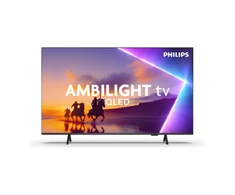 Televizorius Philips 4K Ambilight TV | 55PUS8450/12 | 55 | Smart TV | TITAN OS | UHD | Juodas