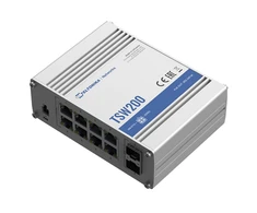 Teltonika | Ethernet komutatorius | TSW200 | Nevaldomas | Stalinis | Gigabito Ethernet (varinis) jungčių kiekis: 8 | 10 Gbps (RJ-45) jungčių kiekis: 0 | SFP jungčių kiekis: 2 | SFP+ jungčių kiekis: 0 | Combo jungčių kiekis: 0 | Maitinimo per Ethernet (PoE) jungčių kiekis: 8 | Maitinimo šaltinio tipas: Apsaugos klasė: IP30 | 24 mėn.