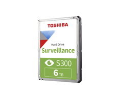 TOSHIBA S300 vaizdo stebėjimo HDD 6TB 3,5 colio 5400rpm 256MB 24/7 SMR Warr 3m. BULK