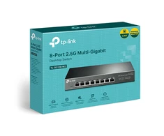 Šakotuvas TP-LINK | 8 prievadų 2.5G darbalaukio jungiklis | TL-SG108-M2 | Nevaldomas | Darbalaukis | Maitinimo tipas Išorinis