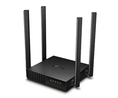 TP-Link Dual Band Maršrutizatorius | Lankininkas C54 | 802.11ac | 300+867 Mbit/s | 10/100 Mbit/s | Ethernet LAN (RJ-45) jungtys 4 | Tinklelio atramos Nr. | MU-MiMO Taip | Nėra mobiliojo plačiajuosčio ryšio | Antenos tipas 4xFiksuota