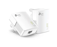 TP-LINK | Gigabit Powerline Starter Kit | TL-PA7017 RINKINYS | 10/100/1000 Mbit/s | Ethernet LAN (RJ-45) jungtys 1 | Nėra „Wi-Fi“ | Duomenų perdavimo sparta (maks.) 1000 Mbit/s | Papildomas lizdas