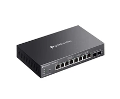 Šakotuvas TP-LINK | Omada 8-Port 2.5GBASE-T ir 2-Port 10GE SFP+ Smart Switch su 8-Port PoE+ | SG2210XMP-M2 | Tvarkoma L2 | Stalinis/montuojamas ant stovo | 60 mėn.