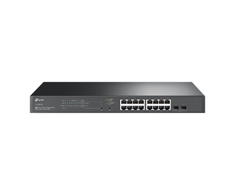 TP-LINK | SG2218P | JetStream 18-Port Gigabit Smart Switch with 16-Port PoE+ | Rack-mountable | Managed