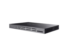 Šakotuvas TP-LINK jungiklis | SG3428XMPP Omada | Tvarkoma L2 | Montuojamas ant stovo | Gigabit Ethernet (vario) jungtys kiekis 24 | SFP+ jungtys kiekis 4 | PoE+ jungtys kiekis 16 &amp; 8x PoE++