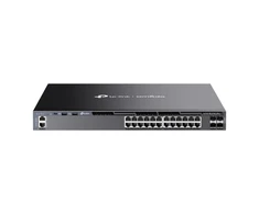 Šakotuvas TP-LINK SG6428X Omada 24-Port Gigabit sukraunamas L3 valdomas jungiklis su 4 10G lizdais | TP-LINK