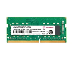 RAM TRANSCEND 16GB JM DDR4 3200Mhz SO-DIMM 1Rx8 2Gx8 CL22 1.2V