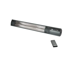 TunaBone elektrinis sieninis infraraudonųjų spindulių terasos šildytuvas TB2580W-01, 2500 W, Galios lygių skaičius 3, Tinka patalpoms iki 25 m², Juodas, IP55