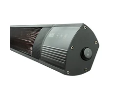 TunaBone elektrinis sieninis infraraudonųjų spindulių terasos šildytuvas TB2580W-01, 2500 W, Galios lygių skaičius 3, Tinka patalpoms iki 25 m², Juodas, IP55