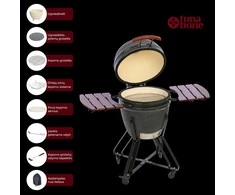 TunaBone Kamado classic kepsninė 21", tamsiai pilka
