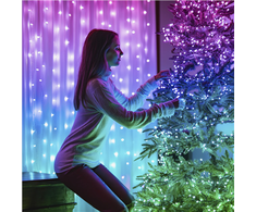 Twinkly Strings Smart LED 750 RGB, 60m, Juodas laidas|Daugiaspalvis