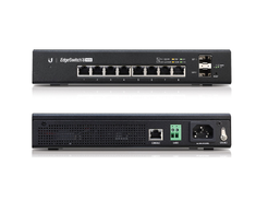Šakotuvas UBIQUITI ES-8-150W Ubiquiti ES-8-150W 8 prievadų + 2xSFP Gigabit PoE jungiklis 24V/48V 802.3af/802.3at