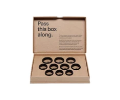 Ultrahuman Smart ring try-on sizing kit | UH-RA-SSK | Juodas
