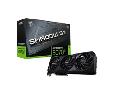 MSI GeForce RTX 5070 Ti 16G SHADOW 3X OC birių pakuočių rinkinys | NVIDIA | 16 GB | GeForce RTX 5070 | HDMI jungties kiekis: 1 | PCI Express Gen 5
