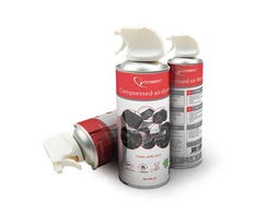 Valiklis Gembird | Suslėgto oro dulkių šluostė (degi) | Oro dulkės | 400 ml