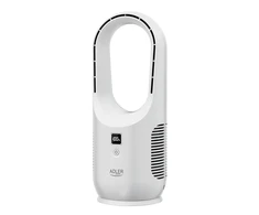 Ventiliatorius Adler Bladeless Rechargeable Fan | AD 7343 | Desk Fan | Diameter 14 cm | Greičių skaičius 3 | Baltas