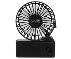Ventiliatorius Adler Foldable Mini Fan | AD 7336 | Desk Fan | Diameter 6.5 cm | Greičių skaičius 1 | Juodas