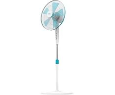 Ventiliatorius Cecotec EnergySilence 500 | Pedestal Fan | Stand Fan | 40 W | Diameter 40 cm | Greičių skaičius 3 | Oscillation | Baltas/Mėlyna