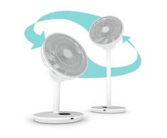 Ventiliatorius Duux Fan | Whisper Flex 2 | Stand Fan | 2-21.5 W | Diameter 34 cm | Greičių skaičius 30 | Oscillation | Remote control | Baltas