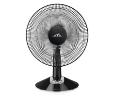 Ventiliatorius ETA | Zefir ETA160790010 | Table Fan | 45 W | Diameter 30 cm | Greičių skaičius 3 | Oscillation | Juodas