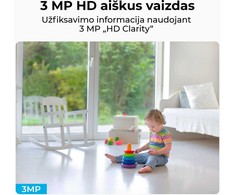 Vidinė apsaugos kamera Reolink E Series E320, baltos spalvos