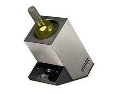 Vieno butelio vyno šaldytuvas Caso WineCase One, Pilkos spalvos
