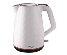 Adler | Virdulys | 1277 m. AD | Standartinis | 2200 W | 1,7 l | Plastikas | 360° sukamasis pagrindas | Baltas