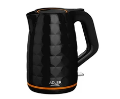 Adler | Virdulys | AD 1277 | Standard | 2200 W | 1.7 L | Plastic | 360° rotational base | Juodas