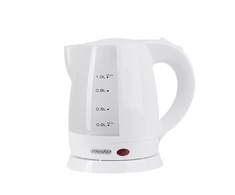 Mesko | Virdulys | MS 1276 | Standard | 1600 W | 1 L | Plastic | 360° rotational base | Baltas