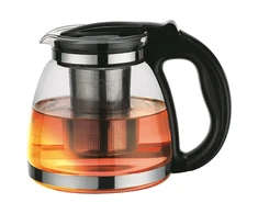 Virdulys Extralink ORAVA VK-150 arbatos virimo aparatas, Stiklinis arbatinukas su nerūdijančio plieno sieteliu, Skaidrus, 1,5 L