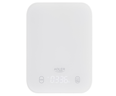 Virtuvinės svarstyklės Adler virtuvės svarstyklės | AD 3181w | Graduacija 1 g | Ekrano tipo LED | Baltas
