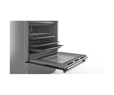 Bosch HLS79W351U Serija 6, Laisvai statoma indukcinė viryklė, Nerūdijančio plieno